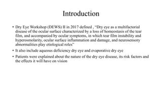 neurosensory testing for dry eye